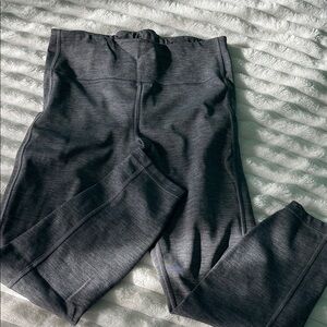 Athleta Heathered Dark Gray Performance Leggings